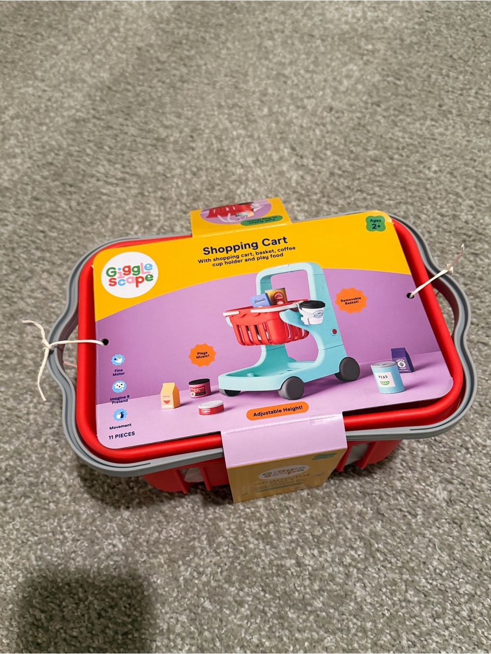 Gigglescape Shopping Cart Playset Hand basket Only